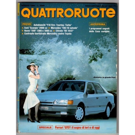 QUATTRORUOTE-n 355, maggio-1985