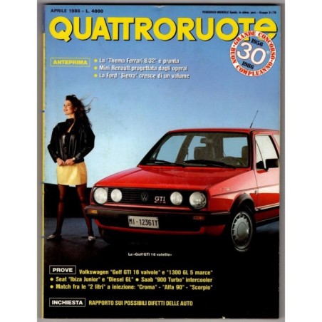 QUATTRORUOTE-n 366, aprile-1986