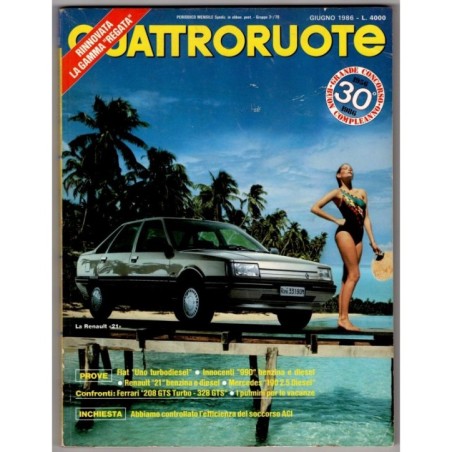 QUATTRORUOTE-n 368, giugno-1986