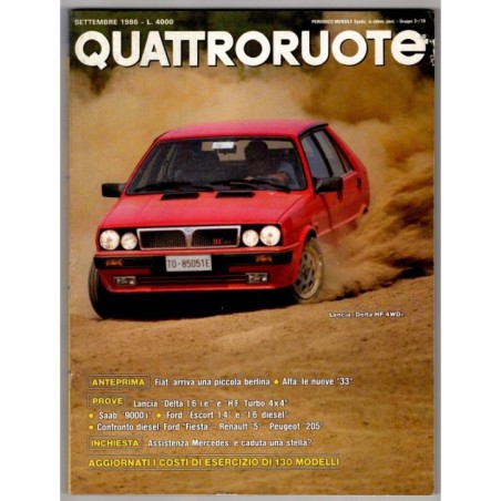QUATTRORUOTE-n 371, settembre-1986