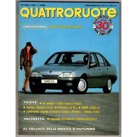 QUATTRORUOTE-n 372, ottobre-1986