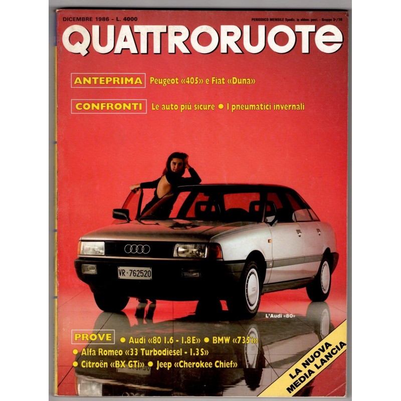 QUATTRORUOTE-n 374, dicembre-1986