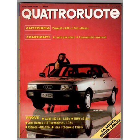 QUATTRORUOTE-n 374, dicembre-1986