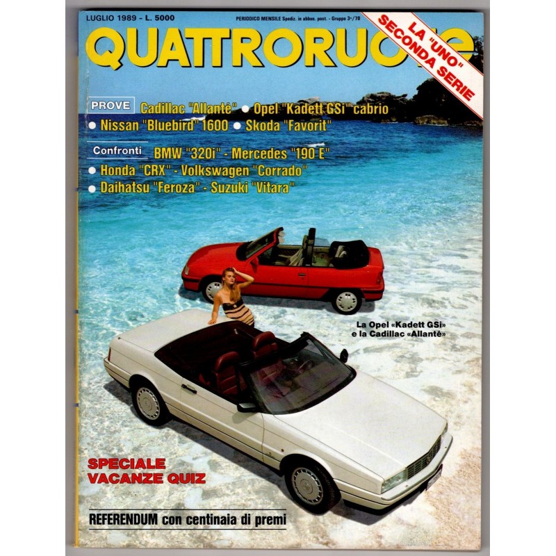 QUATTRORUOTE-n 405, luglio-1989