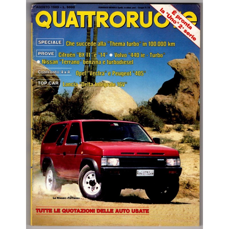 QUATTRORUOTE-n 406, agosto-1989