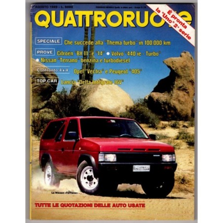 QUATTRORUOTE-n 406, agosto-1989