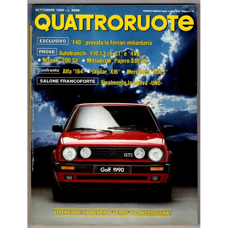QUATTRORUOTE-n 407, settembre-1989