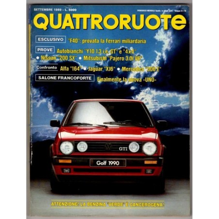 QUATTRORUOTE-n 407, settembre-1989
