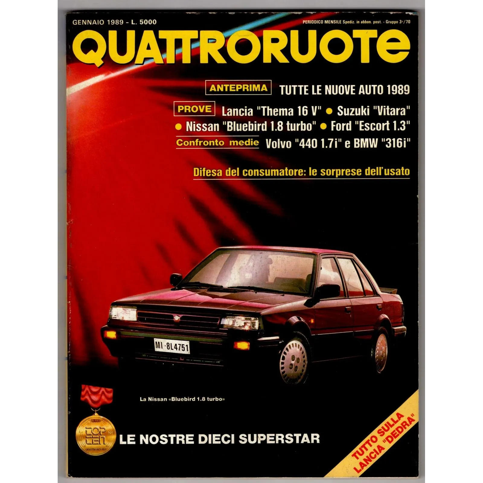 QUATTRORUOTE-n 399, gennaio-1989