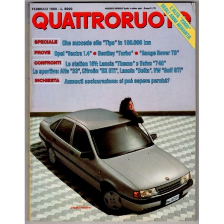 QUATTRORUOTE-n 400, febbraio-1989