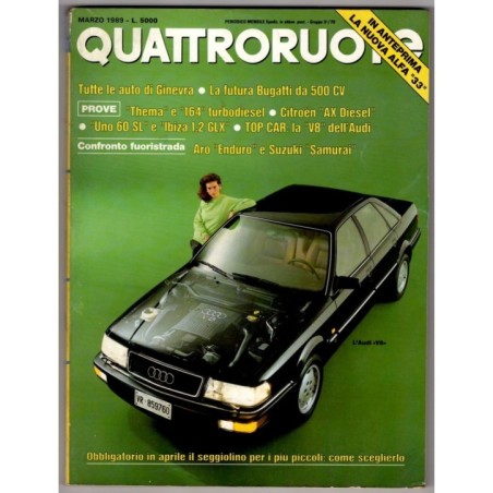 QUATTRORUOTE-n 401, marzo-1989