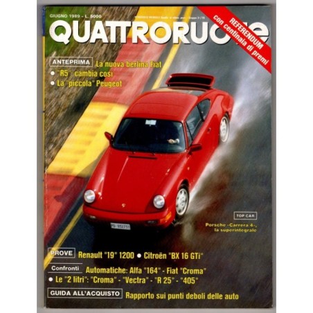 QUATTRORUOTE-n 404, giugno-1989