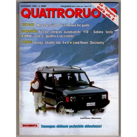 QUATTRORUOTE-n 410, dicembre-1989