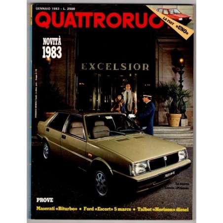 QUATTRORUOTE-n 327, gennaio-1983