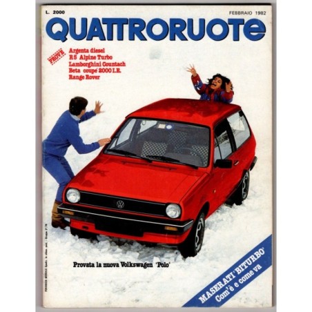 QUATTRORUOTE-n 316, febbraio-1982