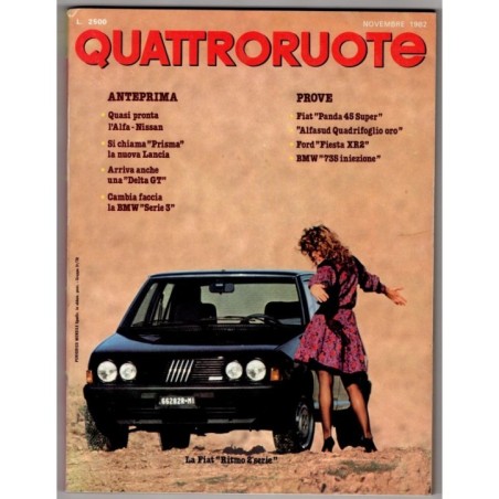 QUATTRORUOTE-n 325, novembre-1982