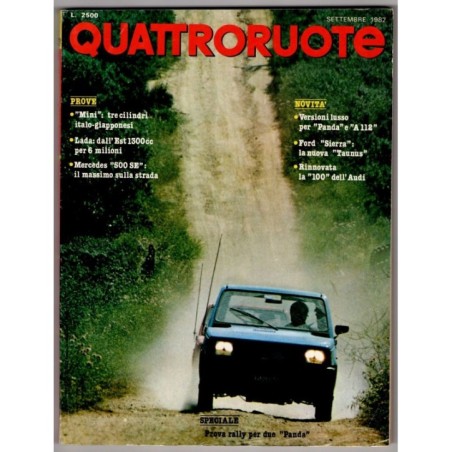 QUATTRORUOTE-n 323, settembre-1982