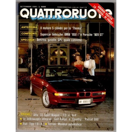 QUATTRORUOTE-n 419, settembre-1990