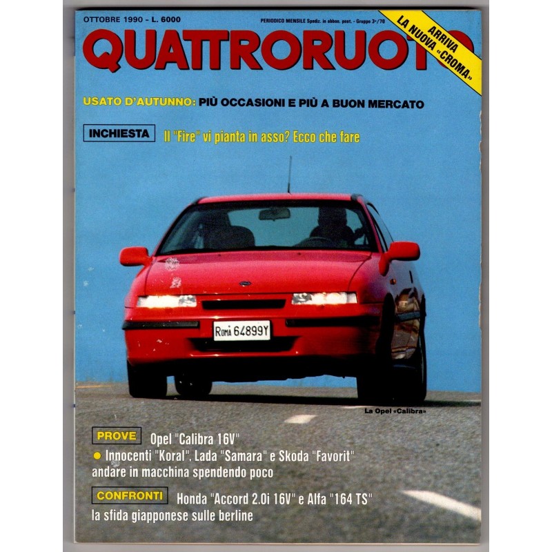 QUATTRORUOTE-n 420, ottobre-1990