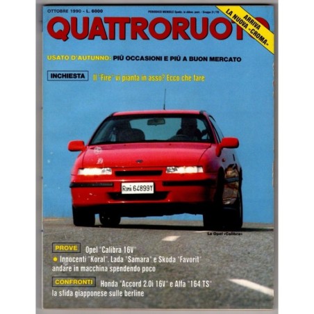 QUATTRORUOTE-n 420, ottobre-1990