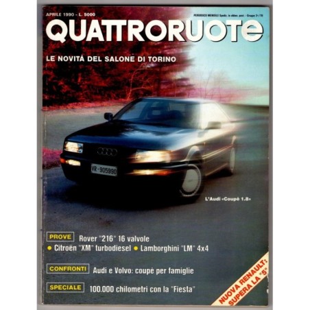QUATTRORUOTE-n 414, aprile-1990