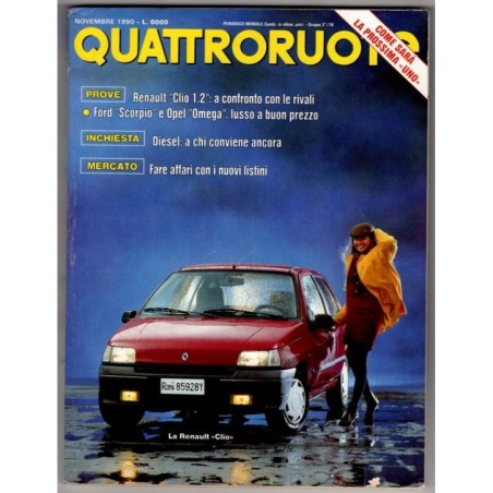 QUATTRORUOTE-n 421, novembre-1990