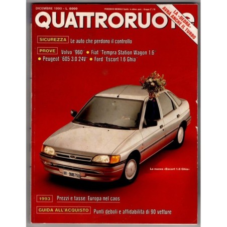 QUATTRORUOTE-n 422, dicembre-1990
