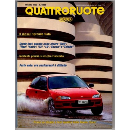 QUATTRORUOTE-n 437, marzo-1992