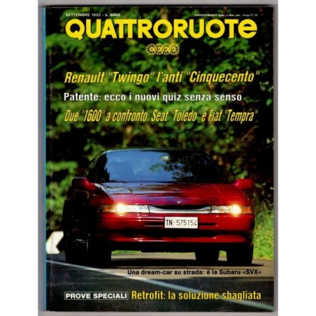 QUATTRORUOTE-n 443, settembre-1992