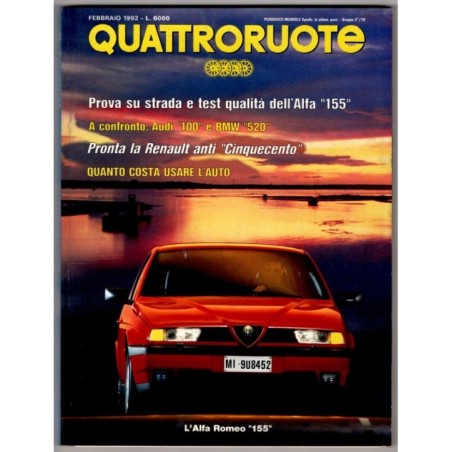 QUATTRORUOTE-n 436, febbraio-1992