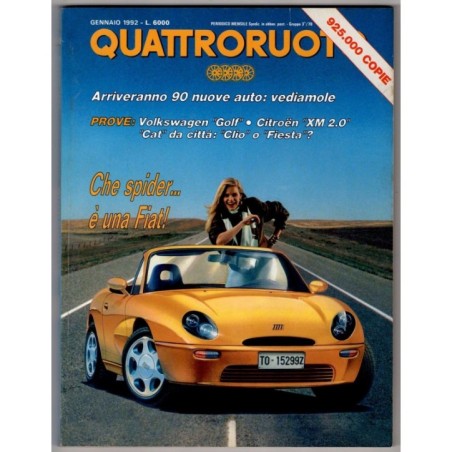 QUATTRORUOTE-n 435, gennaio-1992
