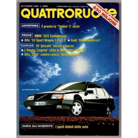 QUATTRORUOTE-n 395, settembre-1988