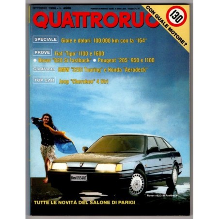 QUATTRORUOTE-n 396, ottobre-1988