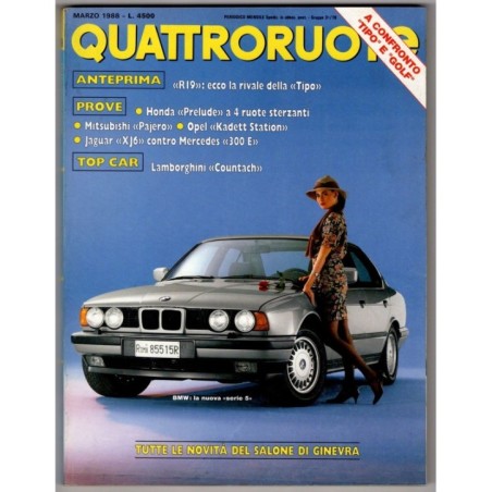 QUATTRORUOTE-n 389, marzo-1988