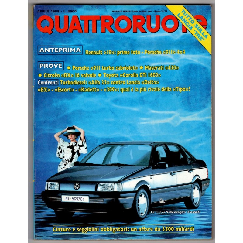 QUATTRORUOTE-n 390, aprile-1988