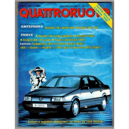 QUATTRORUOTE-n 390, aprile-1988