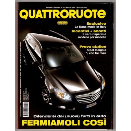 QUATTRORUOTE-n 643, maggio-2009