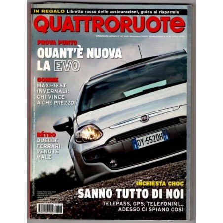 QUATTRORUOTE-n 649, novembre-2009