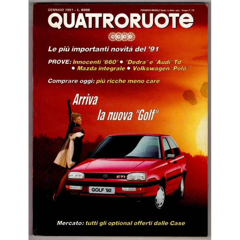 QUATTRORUOTE-n 423, gennaio-1991