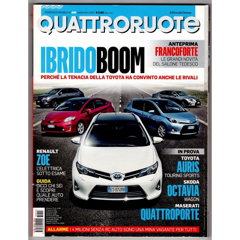 QUATTRORUOTE-n 696, settembre-2013