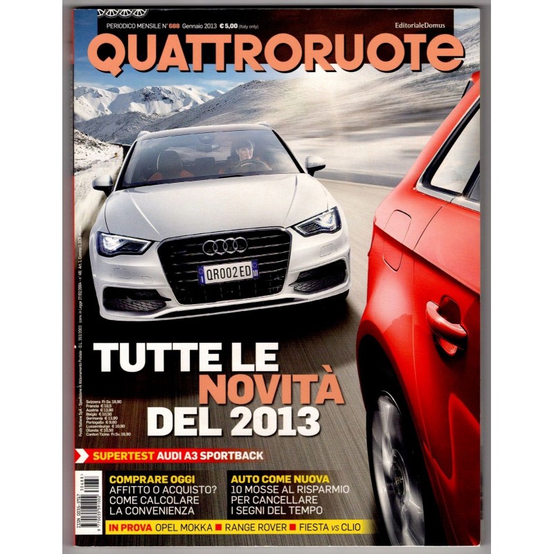 QUATTRORUOTE-n 688, gennaio-2013