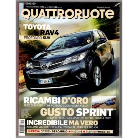 QUATTRORUOTE-n 691, aprile-2013