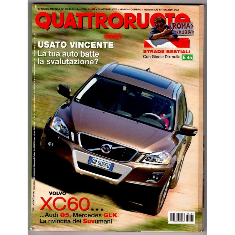 QUATTRORUOTE-n 635, settembre-2008