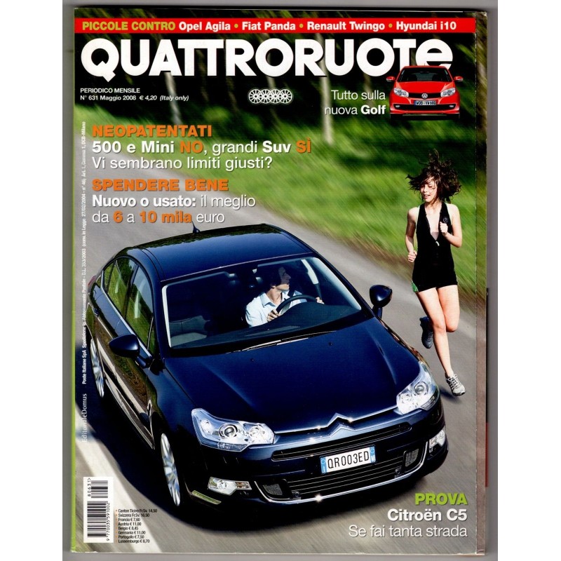 QUATTRORUOTE-n 631, maggio-2008