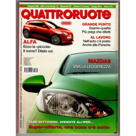 QUATTRORUOTE-n 624, ottobre-2007