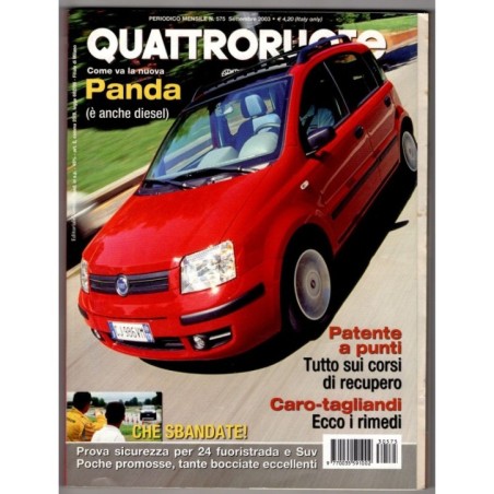 QUATTRORUOTE-n 575, settembre-2003