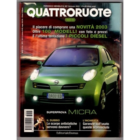 QUATTRORUOTE-n 567, gennaio-2003