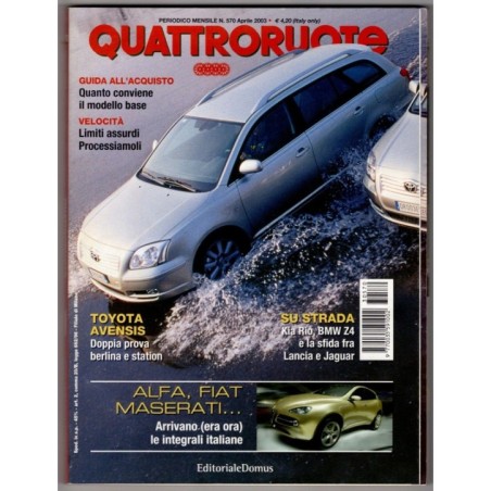 QUATTRORUOTE-n 570, aprile-2003