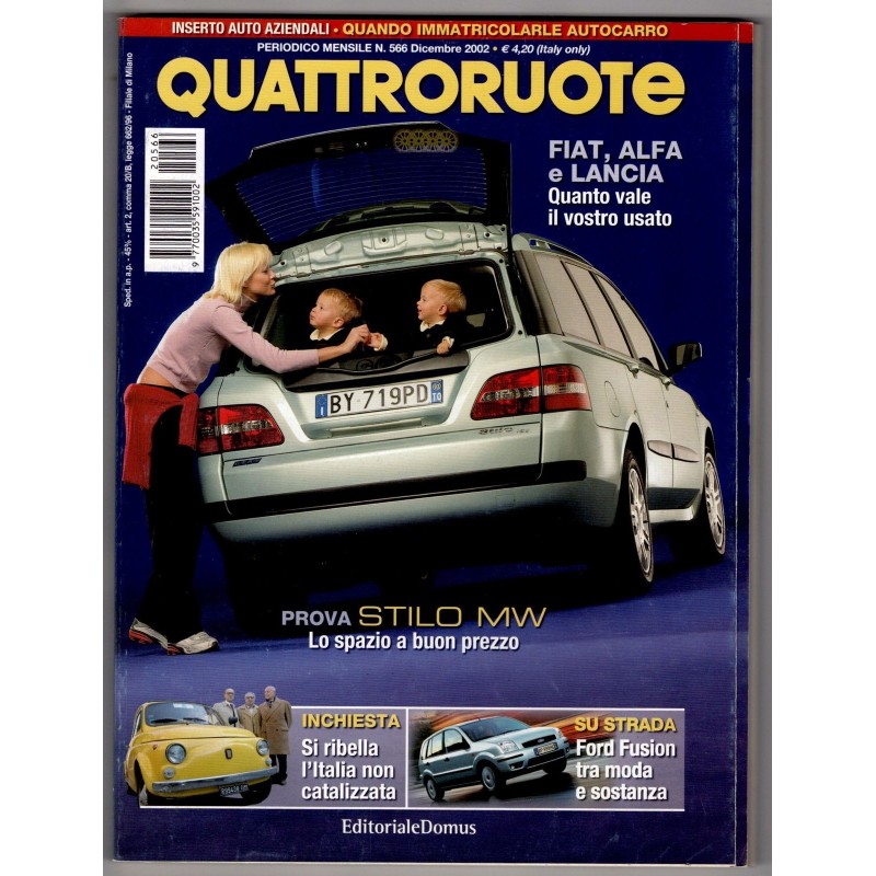 QUATTRORUOTE-n 566, dicembre-2002