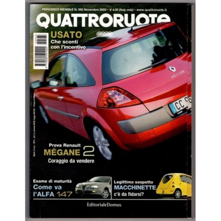 QUATTRORUOTE-n 565, novembre-2002